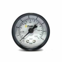 Fuelab EFI Fuel Pressure Gauge Dual PSI / BAR Scale