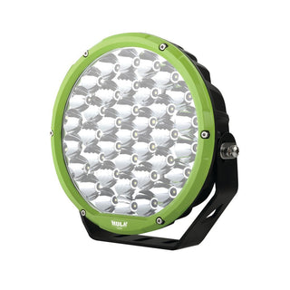 9" Round LED Driving Light / Spot Light (Single) - Green - Hulk 4x4