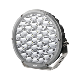 9" Round LED Driving Light / Spot Light (Single) - Silver - Hulk 4x4